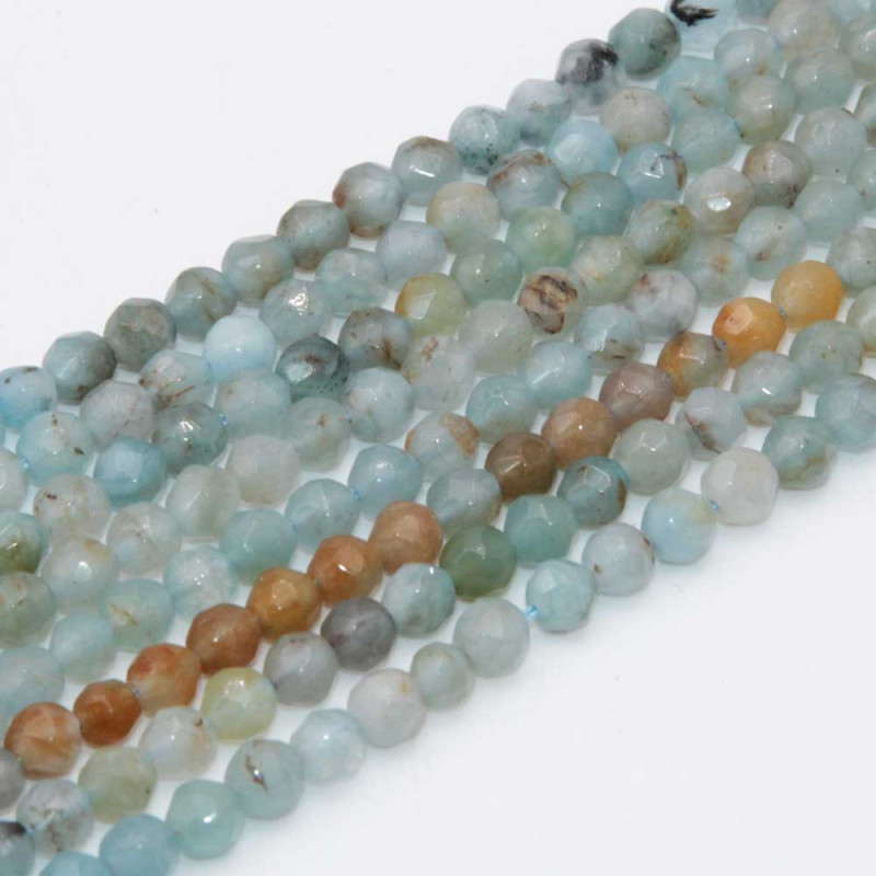 Agata azzurra multicolor 4 mm sfacc. filo 40 cm - az-09100 - Bijouxfaidate.it Agata azzurra multicolor 4 mm sfacc. filo 40 cm (az-09100) - Bijouxfaidate.it