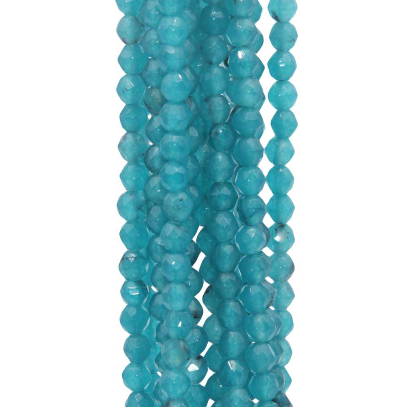Agata azzurra rutilata tonda sfac. 4 filo 40 cm - rut-gia12 - Bijouxfaidate.it Agata azzurra rutilata tonda sfac. 4 filo 40 cm (rut-gia12) - Bijouxfaidate.it