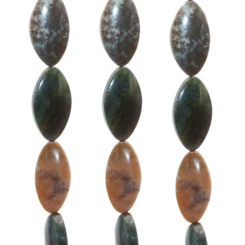 Agata indiana ovale 40x21 mm 1 pz - ova99ind - Bijouxfaidate.it Agata indiana ovale 40x21 mm 1 pz (ova99ind) - Bijouxfaidate.it