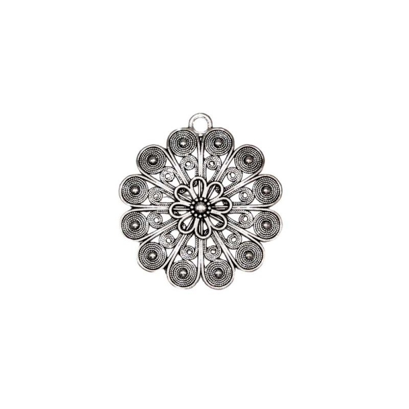 Ciondolo in zama fiore maory 34 mm conf.2 pz - zama-6 - Bijouxfaidate.it Ciondolo in zama fiore maory 34 mm conf.2 pz (zama-6) - Bijouxfaidate.it