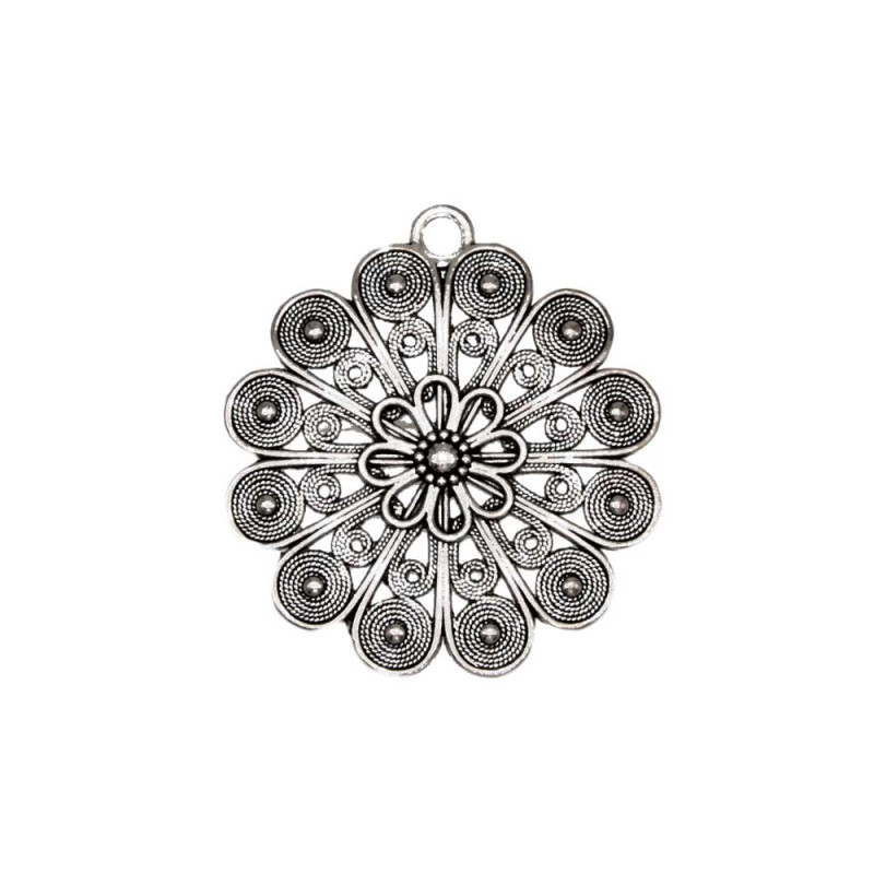 Ciondolo in zama fiore maory 48 mm conf.1 pz - zama-5 - Bijouxfaidate.it Ciondolo in zama fiore maory 48 mm conf.1 pz (zama-5) - Bijouxfaidate.it