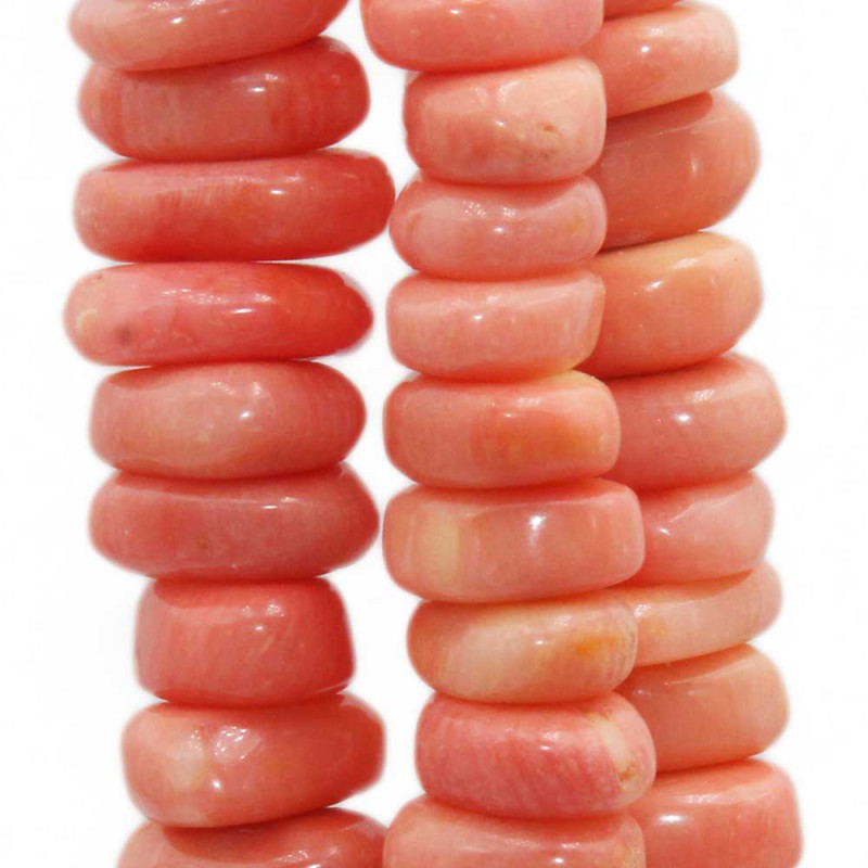 Corallo bambu sasso schiacciato rosa 13/15 mm 10 pz (bambù111) - Bijouxfaidate.it