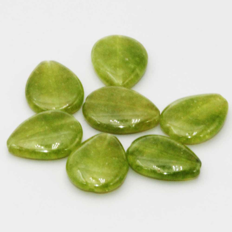 Gocce giada verde 19x14 mm liscia conf. 2 pz - gia-g255 - Bijouxfaidate.it Gocce giada verde 19x14 mm liscia conf. 2 pz (gia-g255) - Bijouxfaidate.it