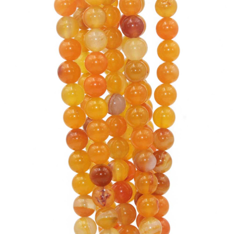 Giada arancio tonda liscia 8 mm filo 40 cm - gia-8-m-ar - Bijouxfaidate.it Giada arancio tonda liscia 8 mm filo 40 cm (gia-8-m-ar) - Bijouxfaidate.it