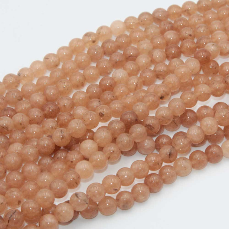 Giada coreana arancio tonda liscia 8 mm filo 40 cm - gia-8-m-1 - Bijouxfaidate.it Giada coreana arancio tonda liscia 8 mm filo 40 cm (gia-8-m-1) - Bijouxfaidate.it