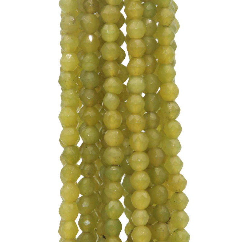 Giada oliva tonda sfac.4 mm filo 40 cm - 4giad-9 - Bijouxfaidate.it Giada oliva tonda sfac.4 mm filo 40 cm (4giad-9) - Bijouxfaidate.it