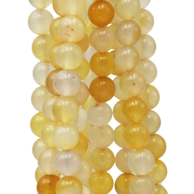 Giada gialla tonda liscia 10 mm filo 40 cm - gia-10-m-1 - Bijouxfaidate.it Giada gialla tonda liscia 10 mm filo 40 cm (gia-10-m-1) - Bijouxfaidate.it