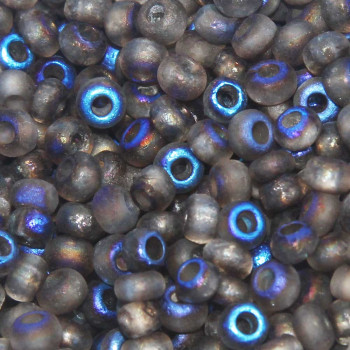 Perline Ceche Cristallo lucidate a fuoco full azurro 6/0 pacco 5 gr Perline Ceche Cristallo lucidate a fuoco full azurro 6/0 pacco 5 gr