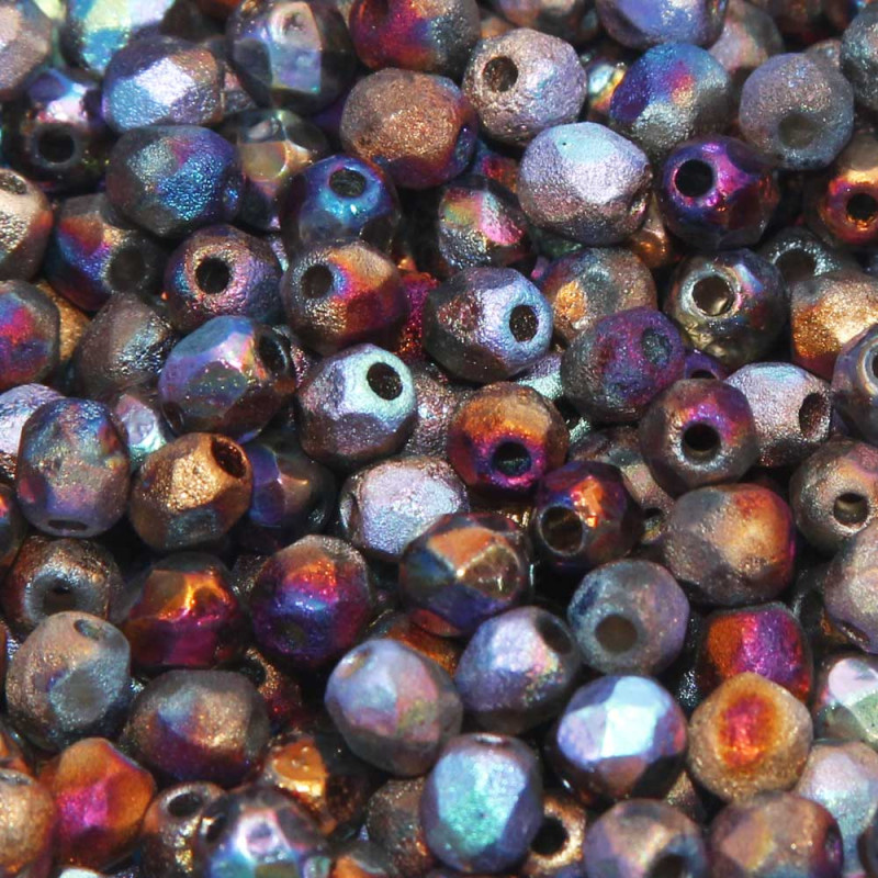 Perline Ceche Cristallo lucidate a fuoco glittery bronze 4 mm 40 pz - 98556e - Bijouxfaidate.it Perline Ceche Cristallo lucidate a fuoco glittery bronze 4 mm 40 pz (98556e) - Bijouxfaidate.it