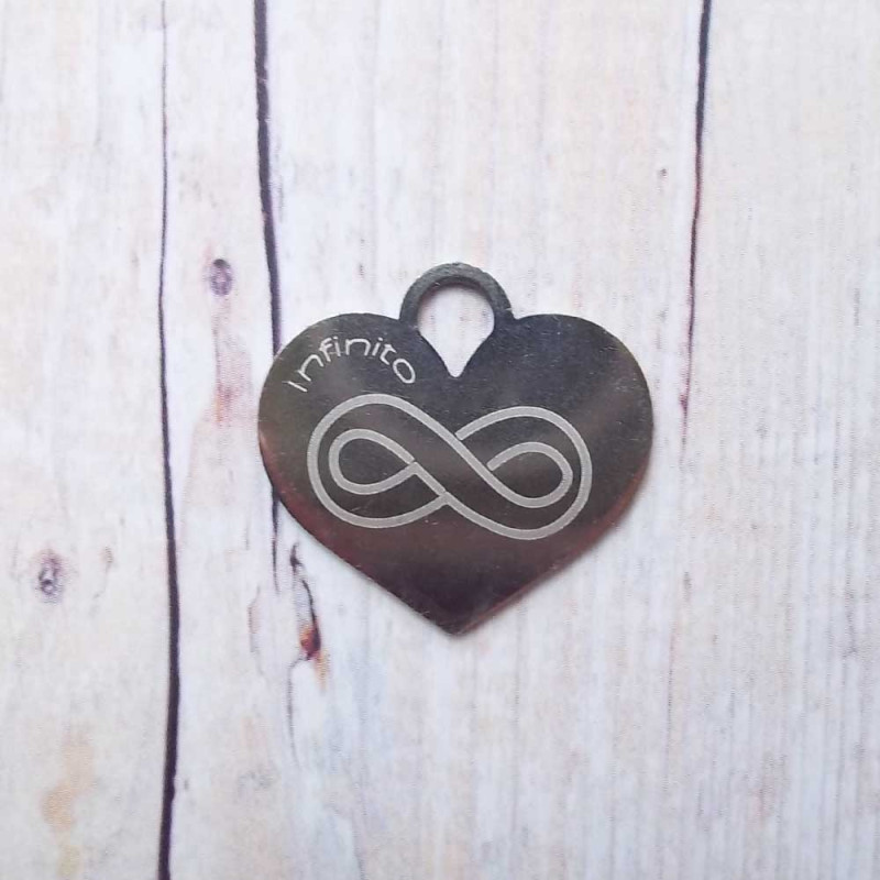 Ciondolo cuore infinito 22x24 mm pacco 5 pz - cio0216 - Bijouxfaidate.it Ciondolo cuore infinito 22x24 mm pacco 5 pz (cio0216) - Bijouxfaidate.it