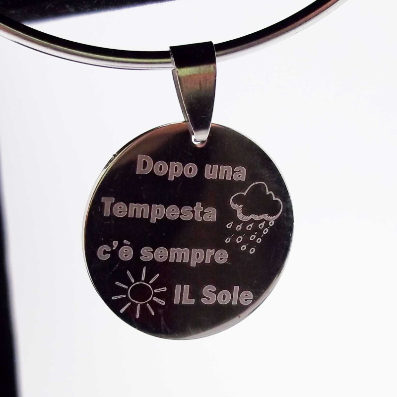 Ciondolo acciaio dopo una tempesta c è sempre il sole 5 pz - tem89 - Bijouxfaidate.it Ciondolo acciaio dopo una tempesta c è sempre il sole 5 pz (tem89) - Bijouxfaidate.it