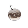 Ciondolo acciaio Ho Bisogno Di Una Vacanza 24 mm 5 pz - ho99 - Bijouxfaidate.it Ciondolo acciaio Ho Bisogno Di Una Vacanza 24 mm 5 pz (ho99) - Bijouxfaidate.it