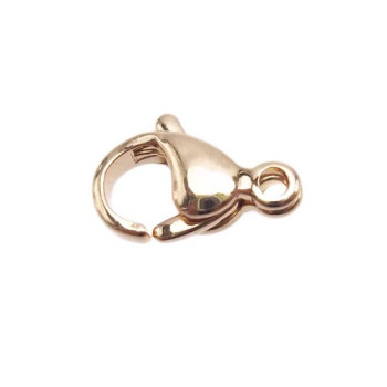Moschettoni acciaio lucido oro 12 mm pacco 10 pezzi Moschettoni acciaio lucido oro 12 mm pacco 10 pezzi